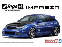 aoshima 1/24 subaru ings grb impreza wrx sti 07 (no.35) 