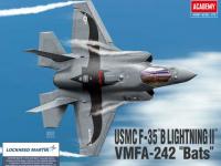 Academy 1/72 USMC F-35B LIGHTNING II VMFA-242 'BATS' (12592)  - i0