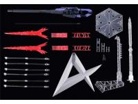 p-bandai rg 1/144 hyper mega bazooka launcher for hi-nu gundam and fin funnel display set 