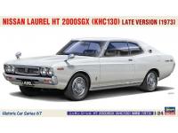 hasegawa 1/24 nissan laurel ht 2000sgx (khc130) late version (1973) (hc67) 