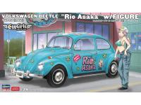 Hasegawa 1/24 VOLKSWAGEN BEETLE 'Rio Asaka' w/ FIGURE TYPE I (1966) (SP665)  - i0