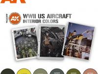 AK-Interactive AK Acrylics 3Gen Aircraft Set AK11734 WWII US Aircraft Interior Colors Set 3G