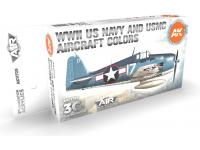 AK Interactive AK Acrylics 3Gen Aircraft Set AK11729 WWII US Navy 