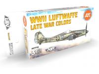 AK-Interactive AK Acrylics 3Gen Aircraft Set AK11718 WWII Luftwaffe Late War Colors Set 3G