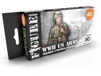 AK Interactive 3G WW2 US Uniforms - Plastic Modelling Paints 