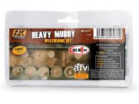 Heavy Muddy Enamel Paint Set (78, 79, 80, 81) AK Interactive