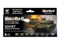 VALLEJO MODEL COLOR WWIII SOVIET ARMOUR AND INFANTRY 70.221