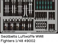 Eduard Seatbelts Luftwaffe WWII Fighters 1/48 49002