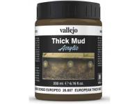 Vallejo European Thick Mud Model Paint Kit