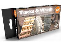 AK Interactive 3G Tracks And Wheels - Plastic Modelling Paints 