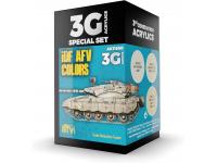 AK Interactive 3G IDF AFV Color Combos - Plastic Modelling Paints 