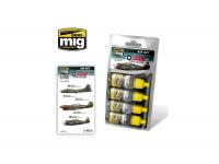 Ammo of Mig USAAF WW2 COLORS Acrylic Set 4 Jars 17ml #7212 by Ammo of Mig Jimenez