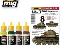 AMMO MIG-7137 Ww II Japanese Afv Early Colors Acrylic Smart Set, Multicolour