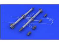  Eduard EDB648087 1:48-AIM-120C AMRAAM Brassin kit, Various