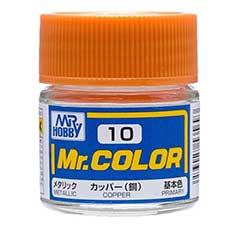 Mr. Hobby - GSI Creos (formerly GUNZE Sangyo) Mr. Color Copper (C10) scale model paint