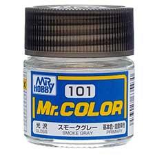 Mr. Hobby - GSI Creos (formerly GUNZE Sangyo) Mr. Color Smoke Gray (C101) scale model paint