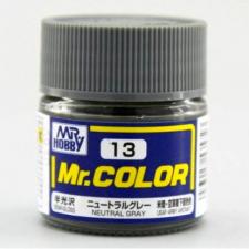 Mr. Hobby - GSI Creos (formerly GUNZE Sangyo) Mr. Color Neutral Gray (C13) scale model paint