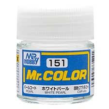 Mr. Hobby - GSI Creos (formerly GUNZE Sangyo) Mr. Color White Pearl (C151) scale model paint