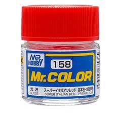 Mr. Hobby - GSI Creos (formerly GUNZE Sangyo) Mr. Color Super Italian Red (C158) scale model paint