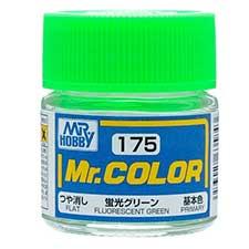 Mr. Hobby - GSI Creos (formerly GUNZE Sangyo) Mr. Color Fluorescent Green (C175) scale model paint