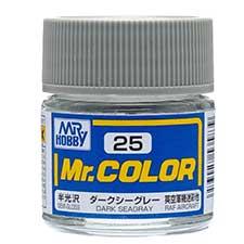 Mr. Hobby - GSI Creos (formerly GUNZE Sangyo) Mr. Color Dark Seagray (C25) scale model paint