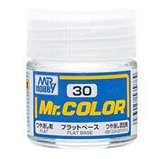 Mr. Hobby - GSI Creos (formerly GUNZE Sangyo) Mr. Color Flat Base (C30) scale model paint