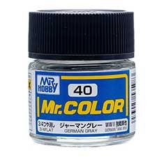 Mr. Hobby - GSI Creos (formerly GUNZE Sangyo) Mr. Color German Gray/Field Gray (1) (C40) scale model paint
