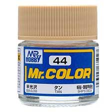 Mr. Hobby - GSI Creos (formerly GUNZE Sangyo) Mr. Color Tan (C44) scale model paint