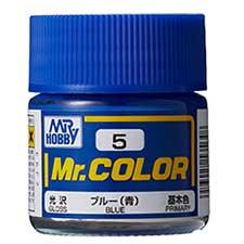Mr. Hobby - GSI Creos (formerly GUNZE Sangyo) Mr. Color Blue (C5) scale model paint
