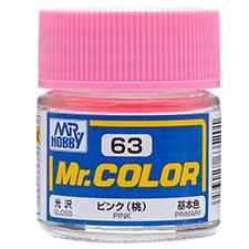 Mr. Hobby - GSI Creos (formerly GUNZE Sangyo) Mr. Color Pink (C63) scale model paint