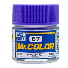 Mr. Hobby - GSI Creos (formerly GUNZE Sangyo) Mr. Color Purple (C67) scale model paint