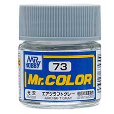 Mr. Hobby - GSI Creos (formerly GUNZE Sangyo) Mr. Color Aircraft Gray (C73) scale model paint