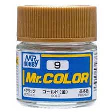Mr. Hobby - GSI Creos (formerly GUNZE Sangyo) Mr. Color Gold (C9) scale model paint