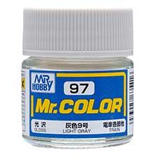 Mr. Hobby - GSI Creos (formerly GUNZE Sangyo) Mr. Color Light Gray (C97) scale model paint