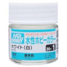 Mr. Hobby - GSI Creos (formerly GUNZE Sangyo) Aqueous Hobby Color White (H1) scale model paint