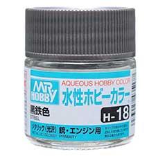 Mr. Hobby - GSI Creos (formerly GUNZE Sangyo) Aqueous Hobby Color Steel (H18) scale model paint
