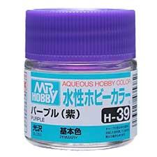 Mr. Hobby - GSI Creos (formerly GUNZE Sangyo) Aqueous Hobby Color Purple (H39) scale model paint