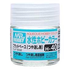 Mr. Hobby - GSI Creos (formerly GUNZE Sangyo) Aqueous Hobby Color Flat Base (H40) scale model paint