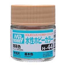 Mr. Hobby - GSI Creos (formerly GUNZE Sangyo) Aqueous Hobby Color Flesh/Pale Brown (H44) scale model paint